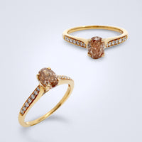 Fancy Brown Yellow Diamond Ring