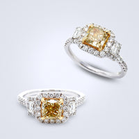 Regal Yellow Diamond Ring