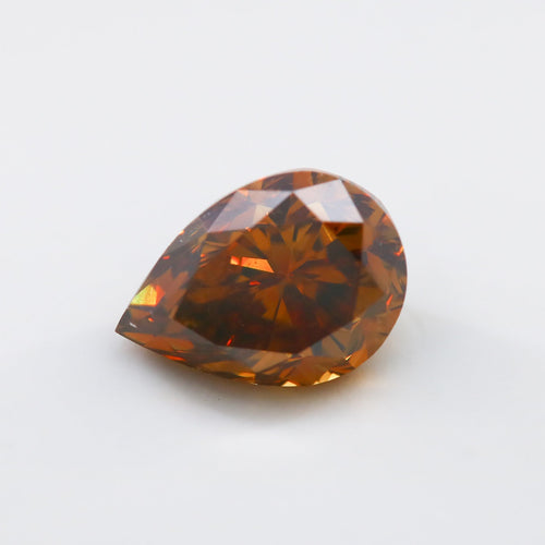 1.46cts fancy dark orange brown diamond