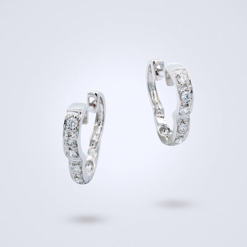 adorable diamond earrings