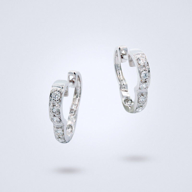 adorable diamond earrings