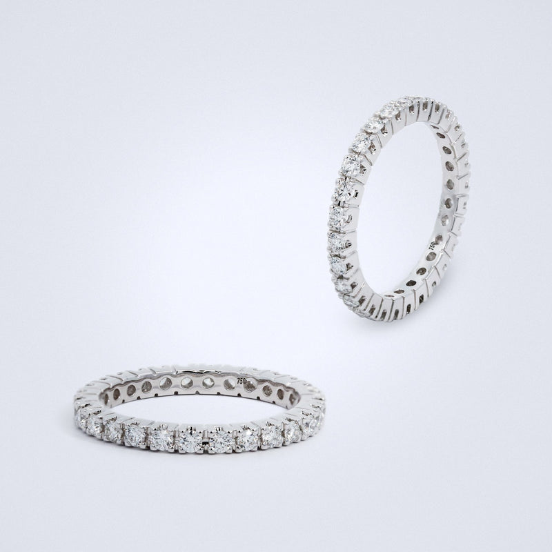 eternity diamond ring