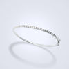 white gold diamond bangle