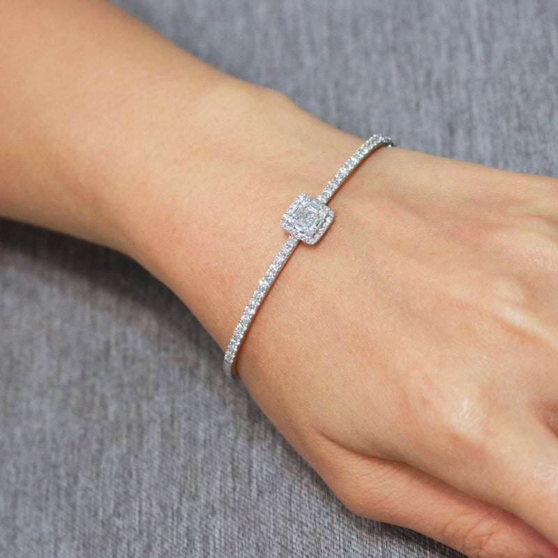 Cluster Diamond Bangle