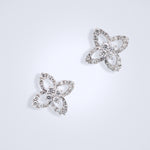 little star diamond earrings