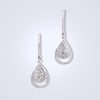 Scintillating Dangling Diamond Earrings