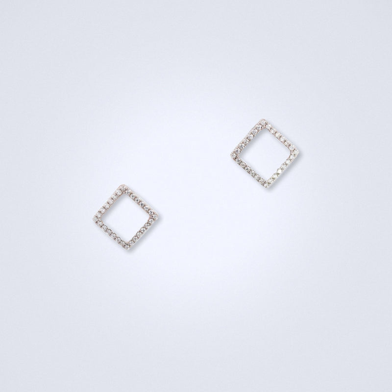 Deux Gold Diamond Earrings