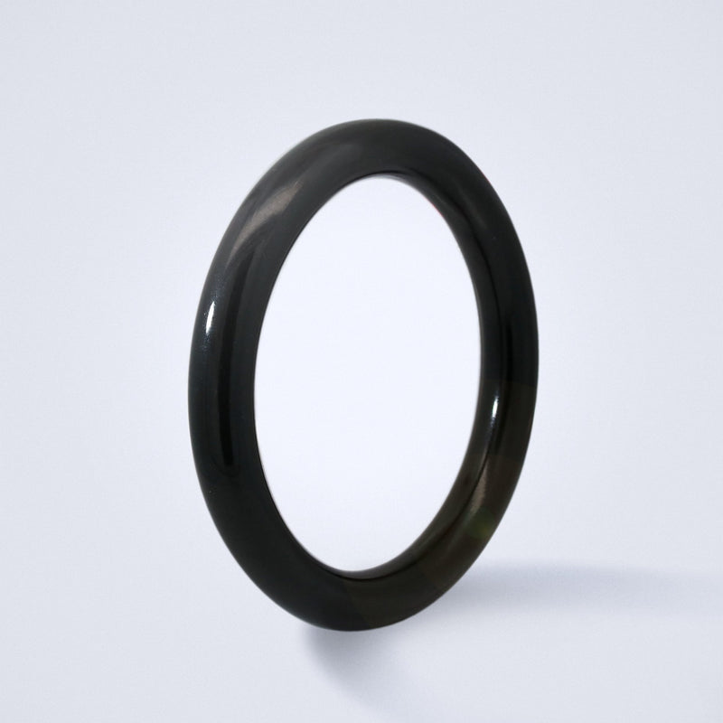 black jadeite bangle