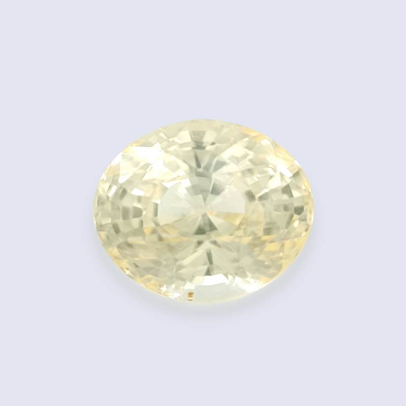 2.73cts unheated yellow sapphire