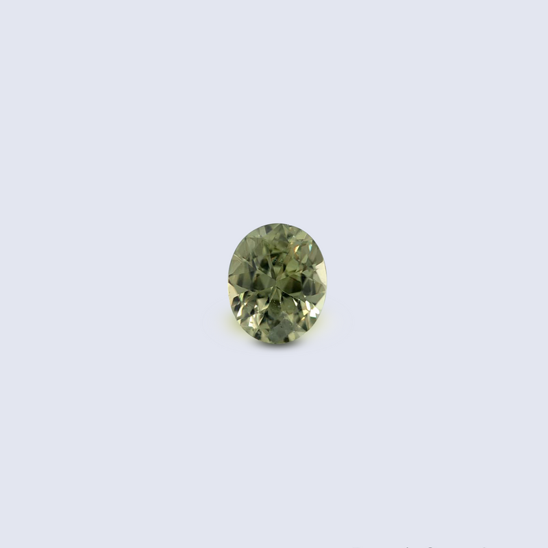 1.40cts unheated greenish yellow sapphire