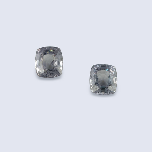 1.91cts grey spinel pair