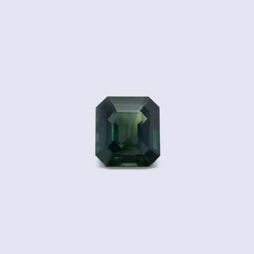 2.74cts unheated green sapphire
