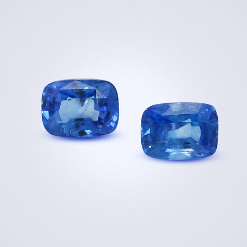2.36cts natural blue sapphire pair