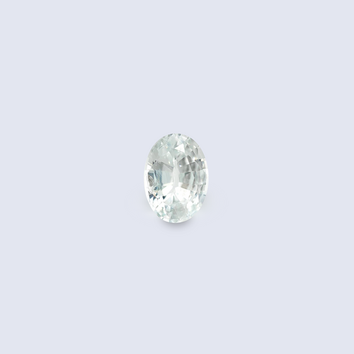 1.51cts unheated white sapphire