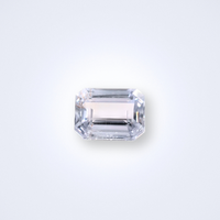 3.05cts unheated white sapphire