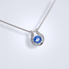 Sapphire Blaze Elegance Pendant