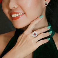 Her Royalness Ruby Diamond Dualwear Ring