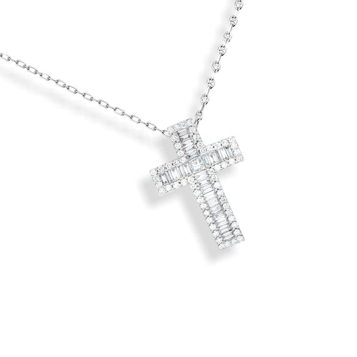 diamond cross pendant
