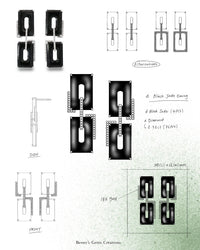 Modern Jadeite Diamond Earrings - Benny's Gems Creations