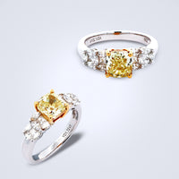 Precious Yellow Diamond Ring