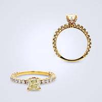 Fancy Yellow Diamond Ring