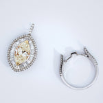 Yellow Marquise Diamond Ring/Pendant