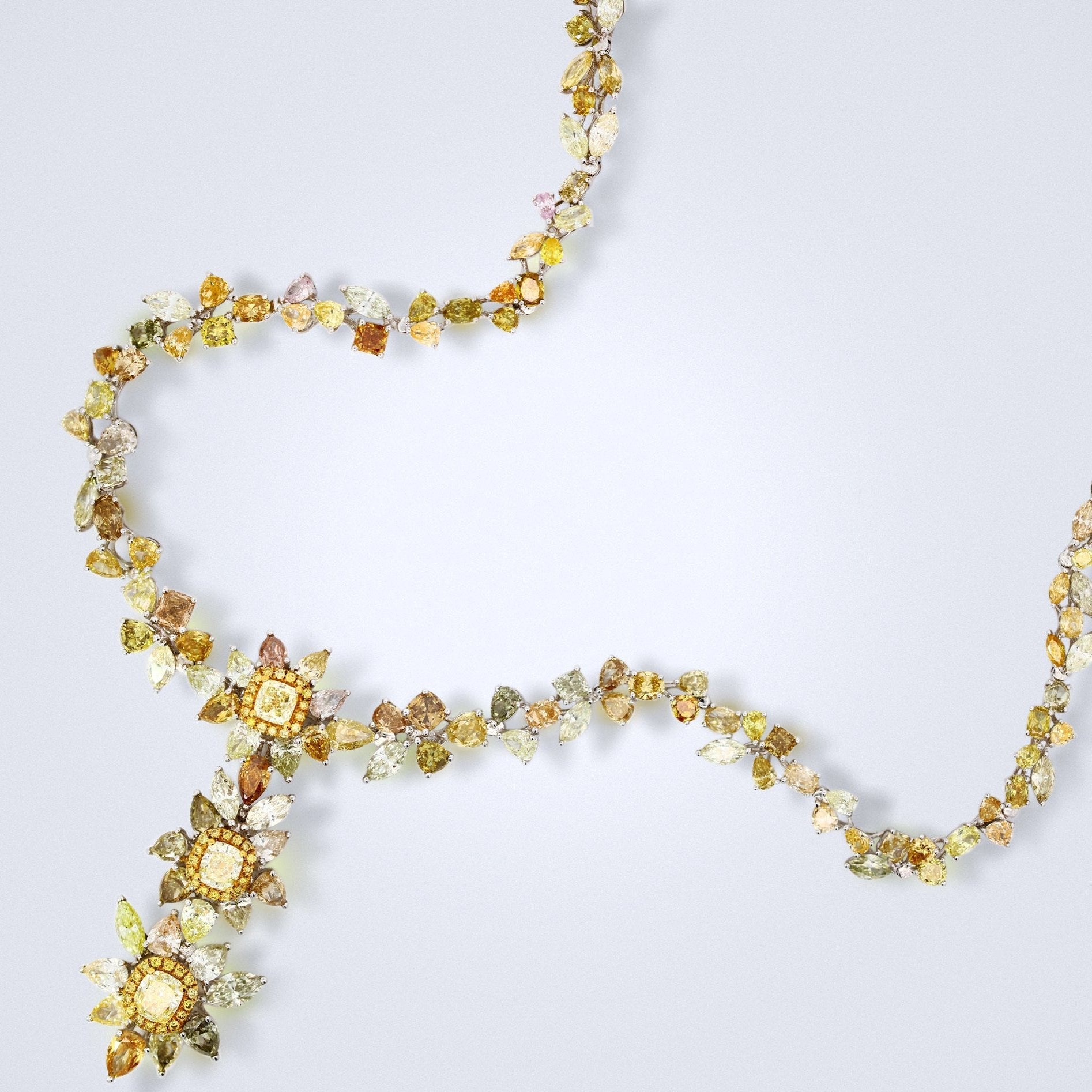 Nature's Wonder Diamond Necklace - Benny's Gems Creations