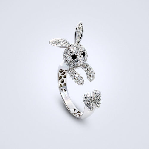rabbit's embrace diamond ring