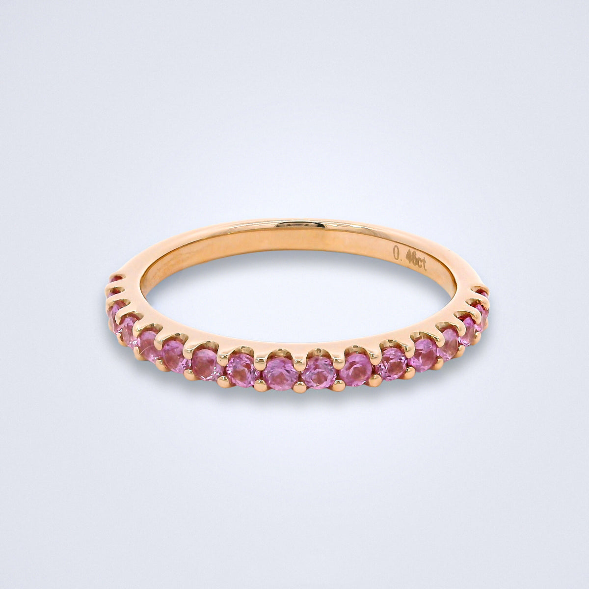 Passion Pink Sapphire Stack Ring - Benny's Gems Creations