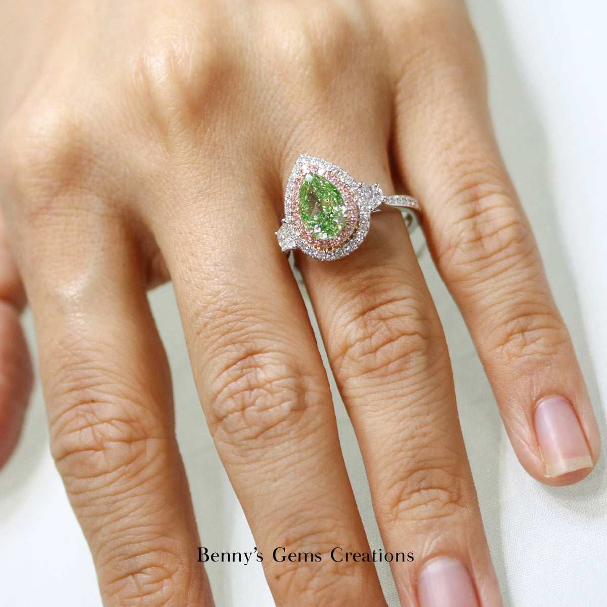Precious Elegance Diamond Ring - Benny's Gems Creations