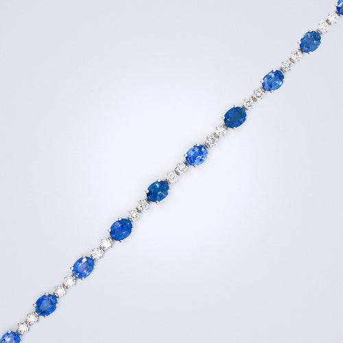 lady sapphire diamond bracelet