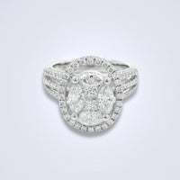Sparkling Illusion Diamond Ring - Benny's Gems Creations