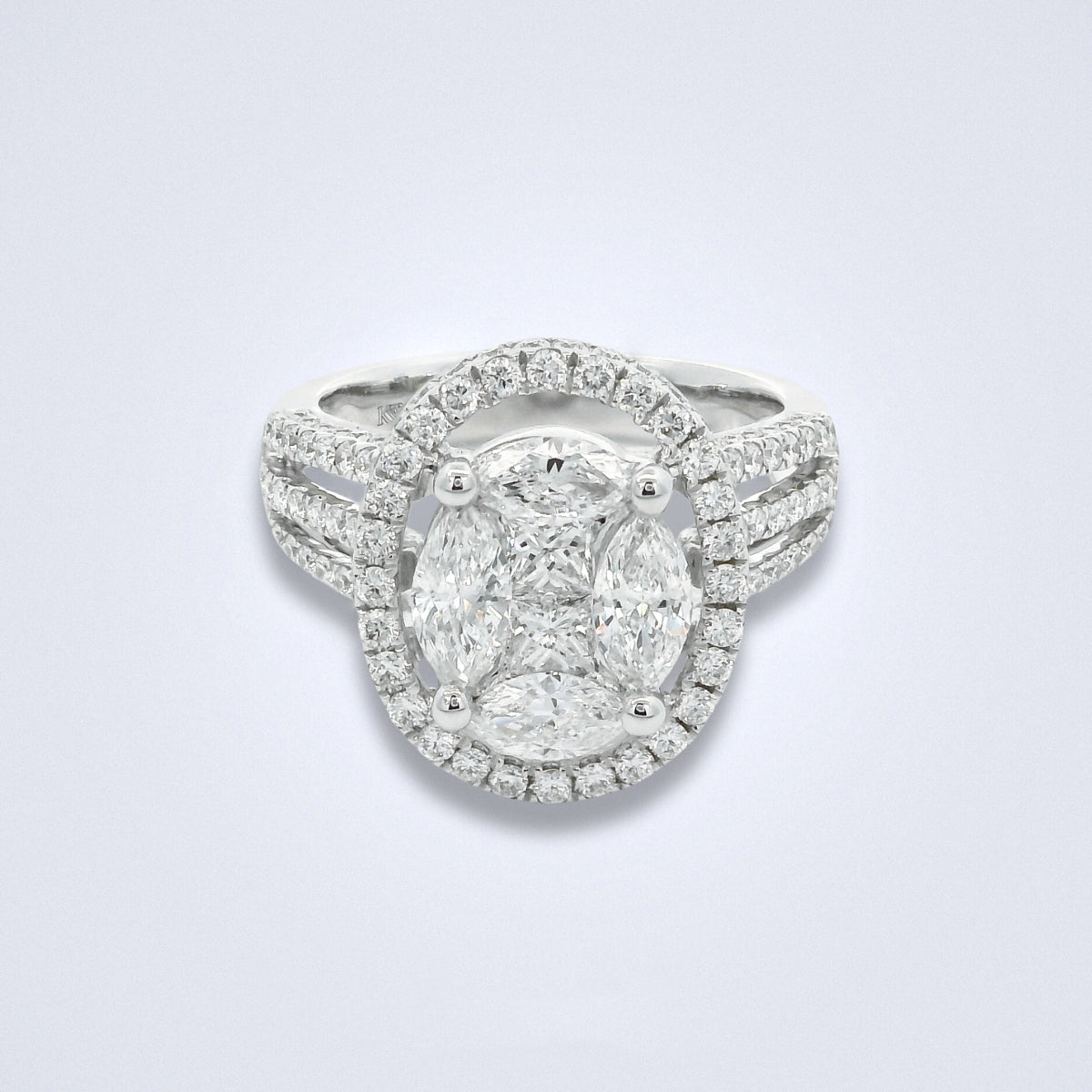 Sparkling Illusion Diamond Ring - Benny's Gems Creations