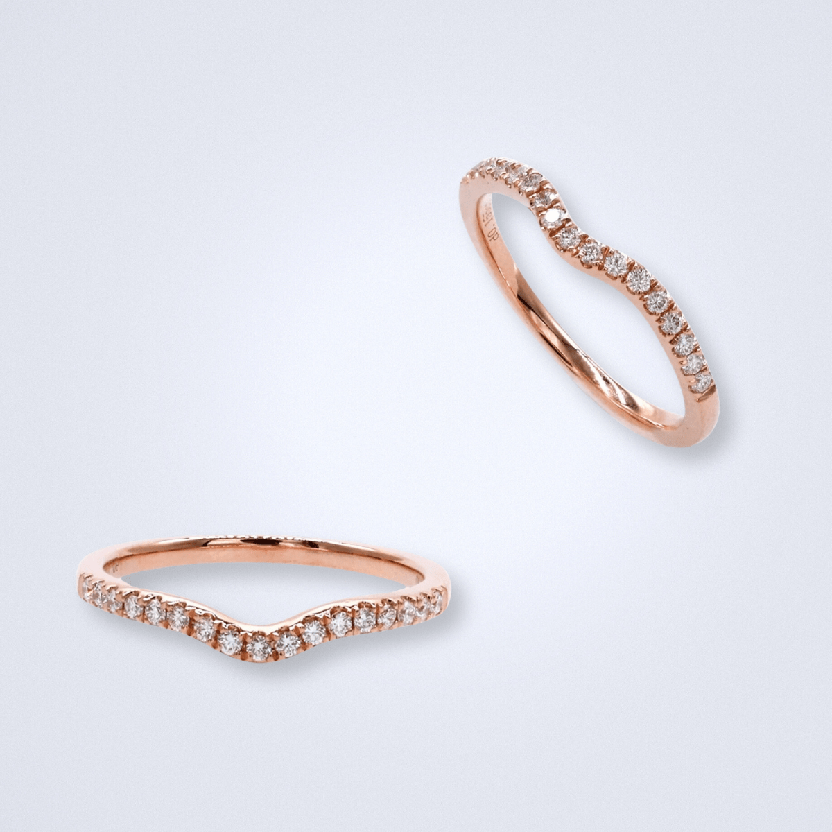 * Best Seller * Elegant Half Eternity Band - Benny's Gems Creations