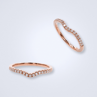 * Best Seller * Elegant Half Eternity Band - Benny's Gems Creations
