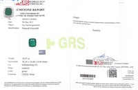 Brilliant No - Oiled Zambian Emerald Diamond Ring - Benny's Gems Creations