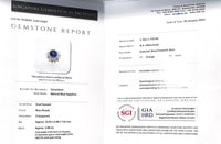 Brilliant Sun Diamond Sapphire Ring - Benny's Gems Creations