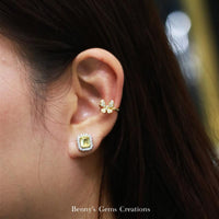 Butterfly Diamond Ear Cuff - Benny's Gems Creations
