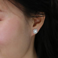 Casual White Gold Diamond Earrings - Benny's Gems Creations