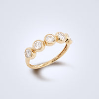 Celeste Diamond Bezel Band - Benny's Gems Creations