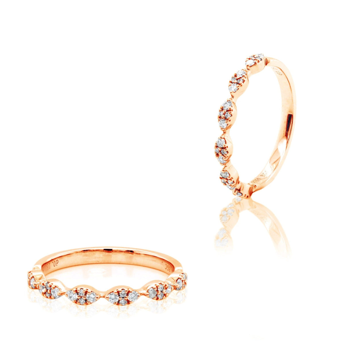 Charming Diamond Half Eternity Diamond Ring - Benny's Gems Creations