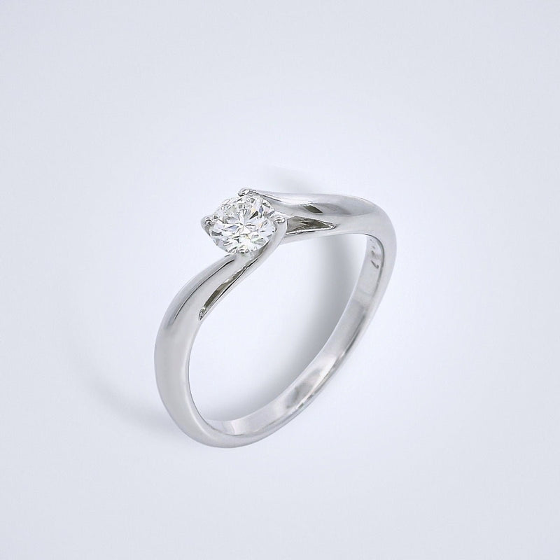 Classic Twist Diamond Promise Ring - Benny's Gems Creations