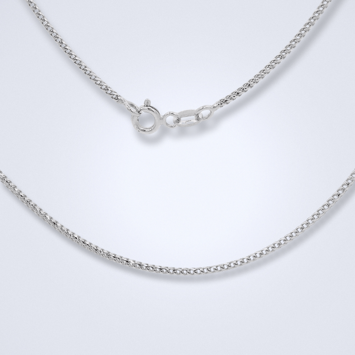 Classic White Gold Foxtail Chain - Benny's Gems Creations