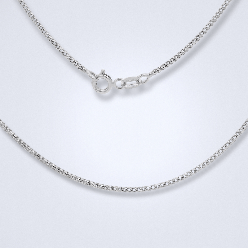 Classic White Gold Foxtail Chain - Benny's Gems Creations