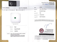 Colombian Emerald Trilogy Diamond Ring - Benny's Gems Creations