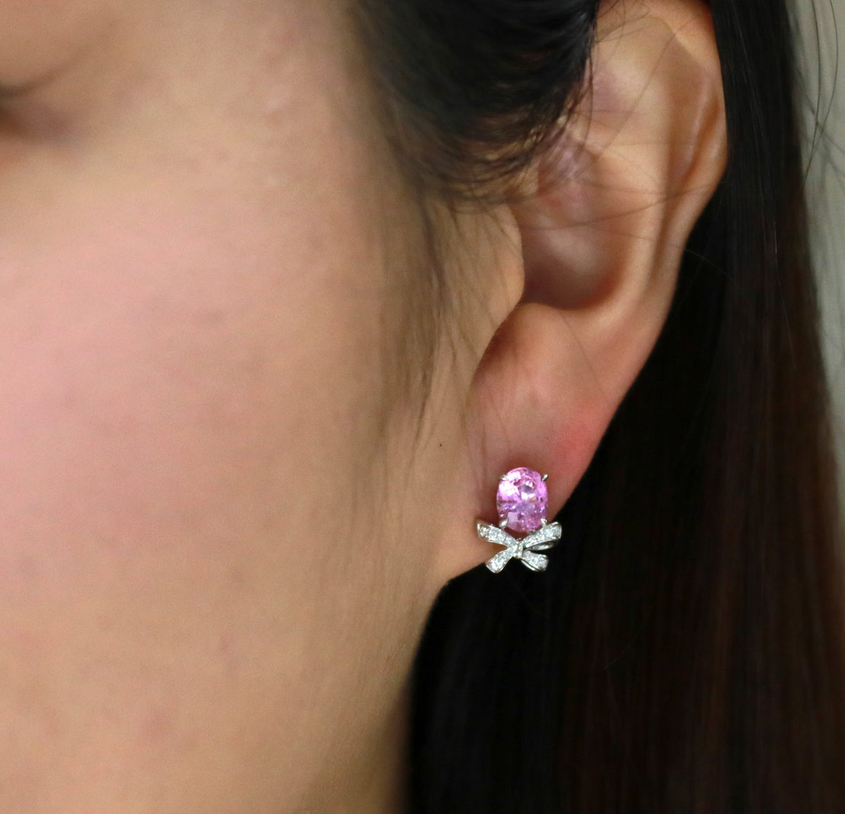 Coquette Sapphire Diamond Earrings - Benny's Gems Creations