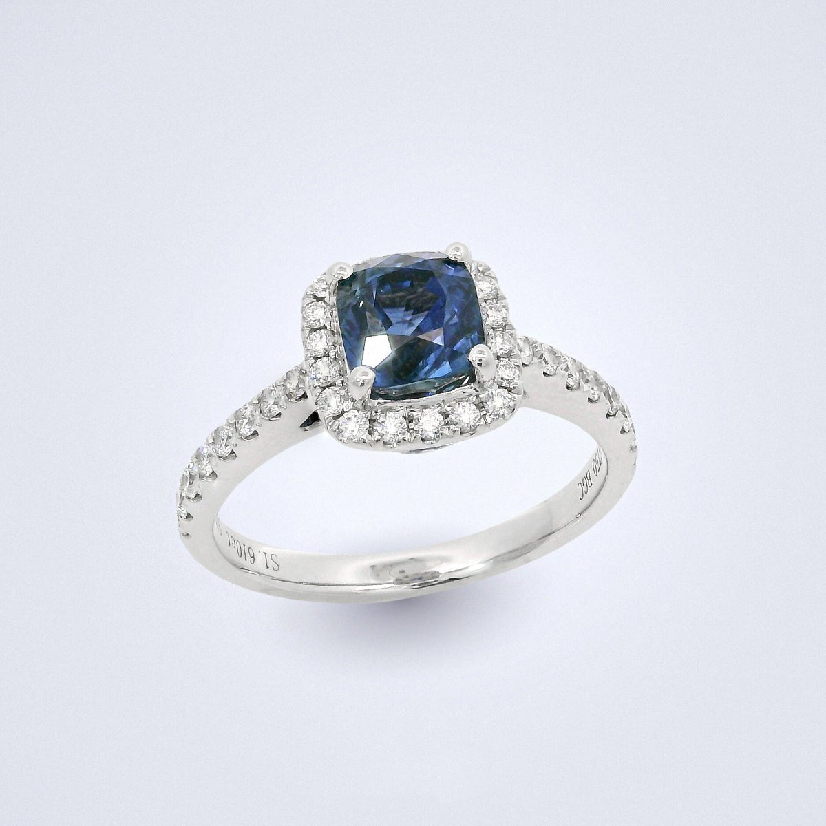 Cornflower Secrets Sapphire Diamond Ring - Benny's Gems Creations
