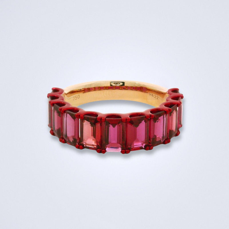 Crimson Cascade Ruby Ring - Benny's Gems Creations