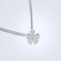 Dainty Flower Diamond Necklace - Benny's Gems Creations