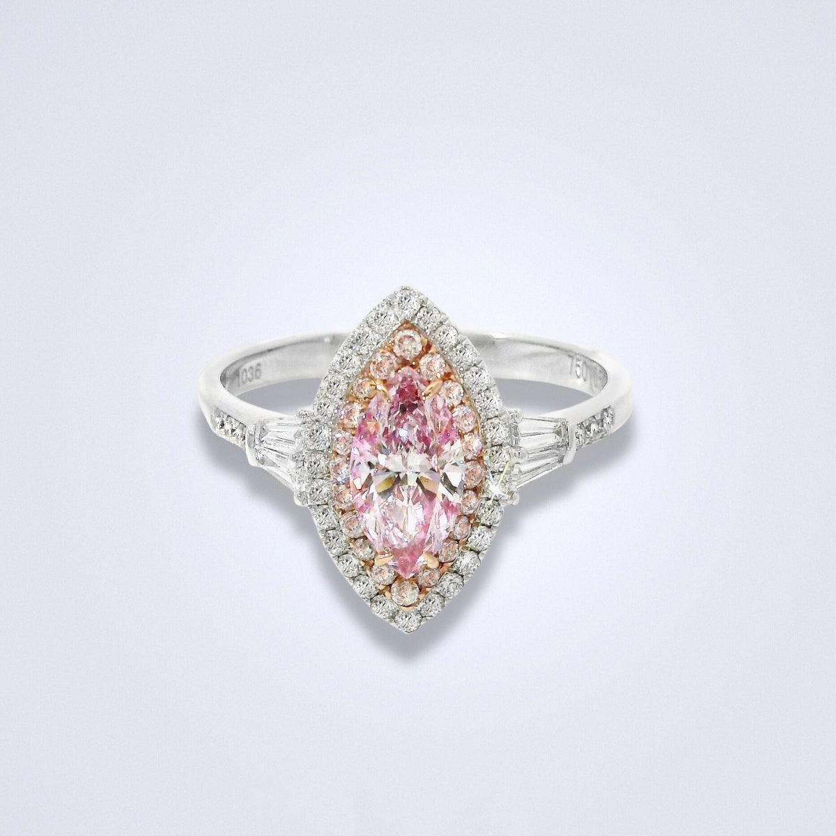 Dainty Lady Pink Diamond Ring - Benny's Gems Creations